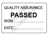 Quality Assurance Passed Labels
