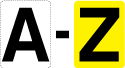 A - Z Continuous Letters
