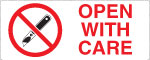 Open With Care Labels