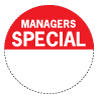 Managers Special Slogan Labels