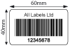 Premium Tote Bin Labels 60mm x 40mm
